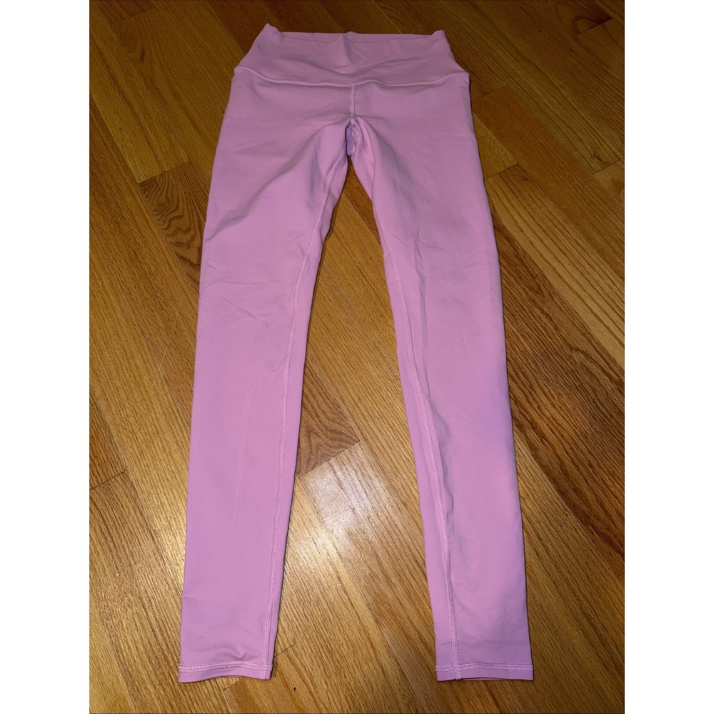 Alo Yoga Sweet Pink High-Waist Airbrush Leggings Full Length Activewear Women M